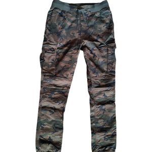 H&M Divided Camo cargo Pants - Mens Small w/ Drawstring